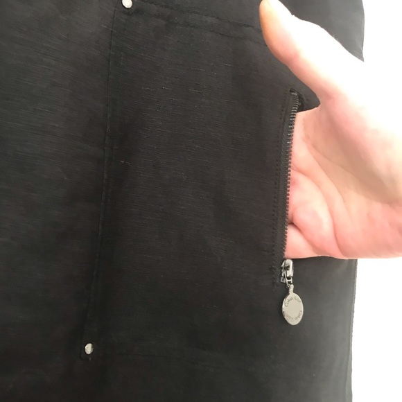 CK A-Line Linen Skirt with pockets - Picture 3 of 12